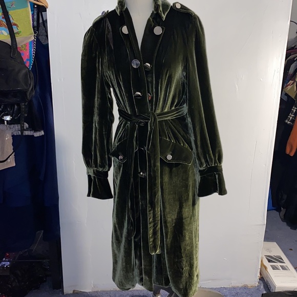 Yona new york trench coat velvet - Picture 6 of 15